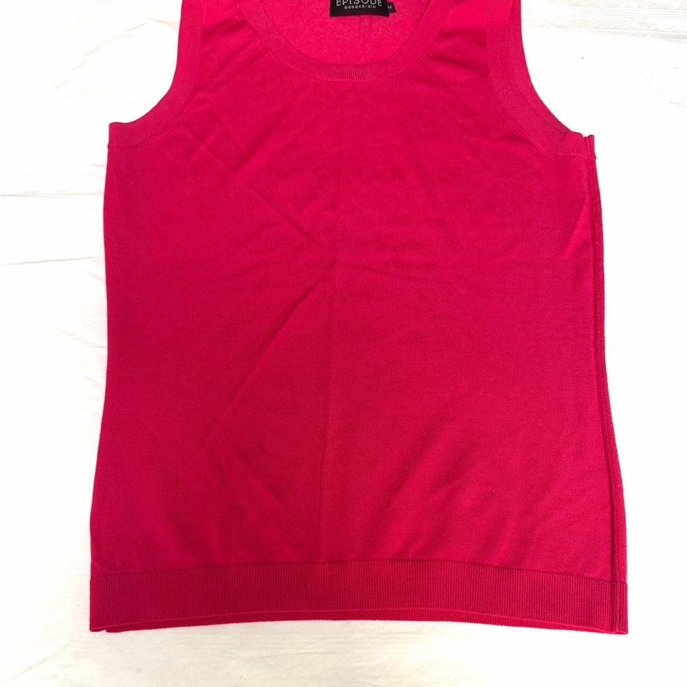 Essentials Women's Fuchsia Pink Tank Top - size m